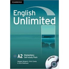 English Unlimited Elementary Self-study Pack (Workbook with DVD-ROM الكتب الأجنبية