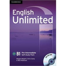 English Unlimited Pre-intermediate Self-study Pack (Workbook with DVD-ROM) الكتب الأجنبية