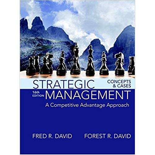Strategic Management: A Competitive Advantage Approach, Concepts and Cases الكتب الأجنبية
